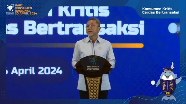 Menteri Perdagangan Zulkifli Hasan turut menyinggung soal agenda penetapan Presiden dan Wakil Presiden terpilih