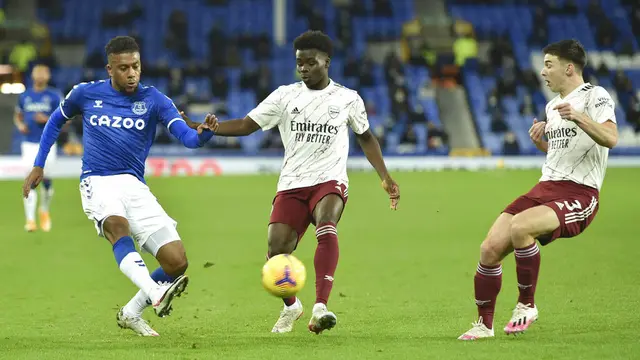 FOTO: Tumbang di Markas Everton, Arsenal Terdampar di Posisi 15 Klasemen Liga Inggris