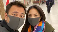 Raffi Ahmad bersama Nagita Slavina pakai masker (Instagram/raffinagita1717)