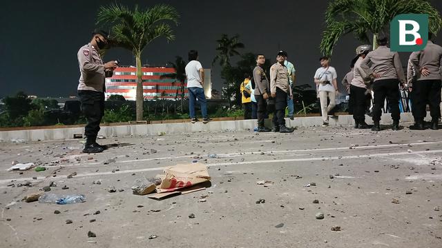 Kerusuhan suporter Dewa United Vs Persib Bandung - Liga 1 2023/2024