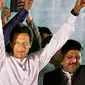 Imran Khan, Perdana Menteri Pakistan yang dulunya merupakan mantan atlet kriket dan selebritas nasional (AP)