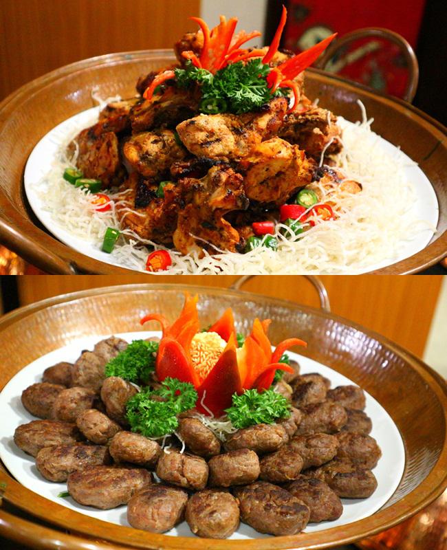 Tandori Chicken (atas) dan Beef Kofta (bawah)/ copyright by Vemale.com/Febi