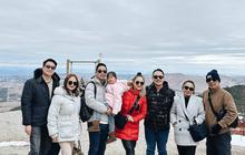 Keseruan Yuanita Christiani Nikmati Liburan Musim Dingin di Serbia Bareng Keluarga