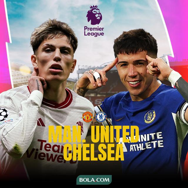 Premier League - Manchester United Vs Chelsea: Alejandro Garnacho Vs Enzo Fernandez