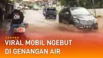 Berkendaralah secara perlahan, supaya air genangan kotor tak menyiram orang sekitar.