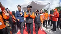 Menteri Sosial Saifullah Yusuf (Gus Ipul) menghadiri kegiatan Semarak (Sensus Ekonomi Milik Rakyat) Wong Kito 2026 yang diselenggarakan Badan Pusat Statistik (BPS) di Benteng Kuto Besak, Palembang, Sumatera Selatan, Minggu (28/6/2026).
