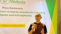 Guru Besar Psikiatri Fakultas Kedokteran Universitas Indonesia Tjhin Wiguna bicara tentang kebanyakan anak skizofrenia memiliki riwayat speech delay saat kecil.