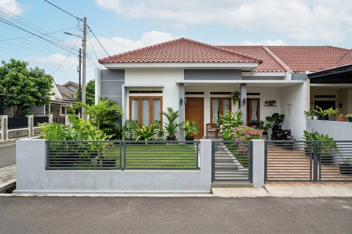 6 Ide Pagar Rumah Tanpa Pilar Besar, Tampilan Fasad Lebih Modern dan Lapang