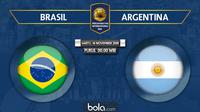 Persahabatan Internasional - Brasil Vs Argentina (Bola.com/Adreanus Titus)