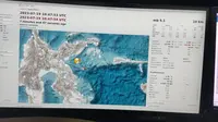 Gempa bumi mengguncang wilayah Laut Banda, Sulawesi Tengah, pada Rabu (19/7/2023). Gempa bermagnitudo 5,1 itu terjadi pada pukul 17.45 WIB. (Dok BMKG)