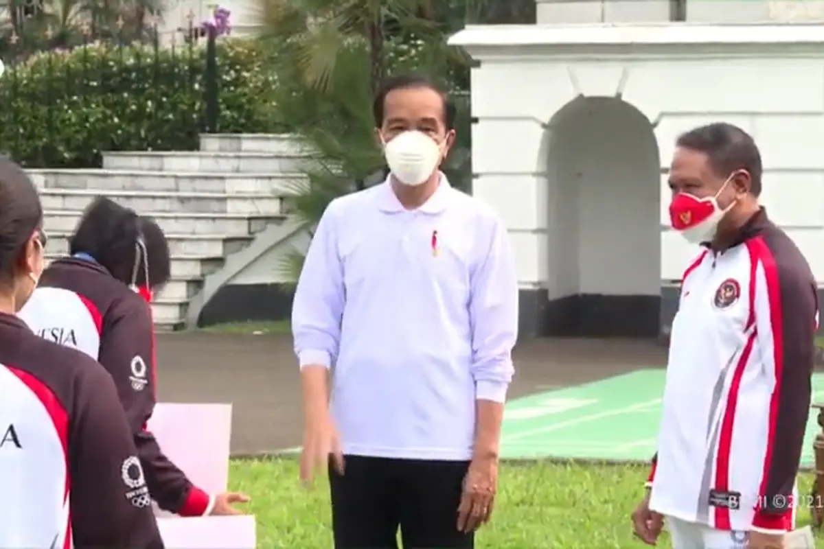Presiden Jokowi memberikan hadiah dan bonus untuk para atlet Olimpiade Tokyo 2020
