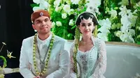 Pernikahan Thariq Halilintar - Aaliyah Massaid. ( M Altaf Jauhar/ Liputan6.com)
