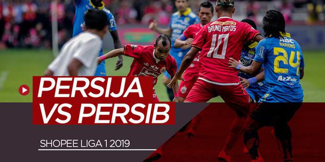 VIDEO: Highlights Liga 1 2019, Persija Vs Persib 1-1