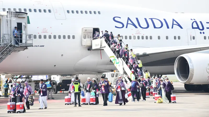 Jemaah Haji Indonesia Tiba di Tanah Air