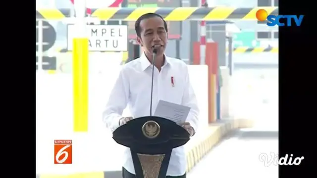 Presiden Jokowi resmikan Tol Pandaan-Malang, Jawa Barat, perjalanan Surabaya-Malang bisa capai 1 jam.