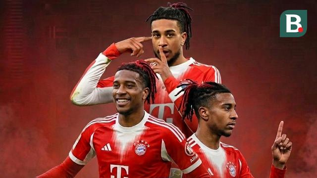 Ilustrasi Michael Olise di Bayern Munchen. (Bola.com/AFP/Gemini)