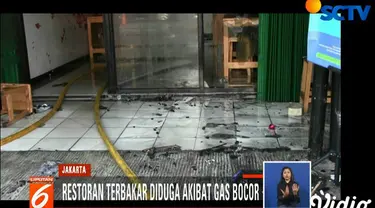 Menurut pengakuan Rendi karyawan restoran, api tiba tiba muncul saat dia tengah memasak di dapur.