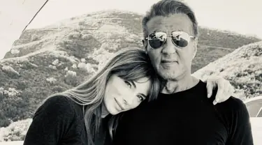 Sylvester Stallone dan Jennifer Flavin. (Foto: Instagram officialslystallone)