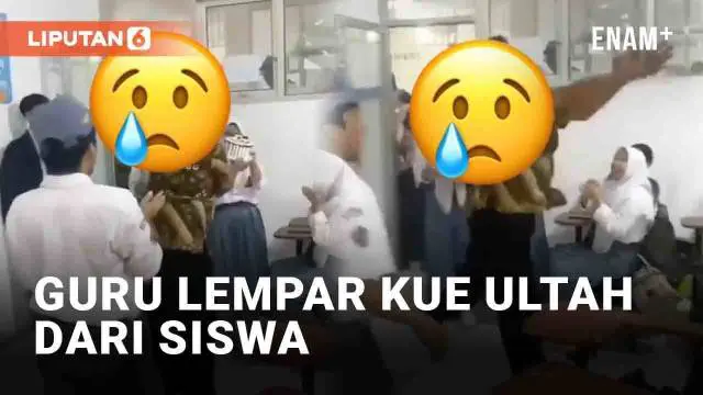 Kejutan ulang tahun umumnya berakhir sukses dan buat senang. Namun yang terjadi di sebuah sekolah SMA ini berakhir mencekam. Pasalnya guru yang diberi kejutan oleh siswa malah melempar kue ulang tahun.