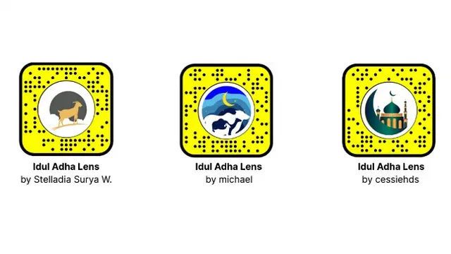 Lensa Idul Adha 2022 Snapchat