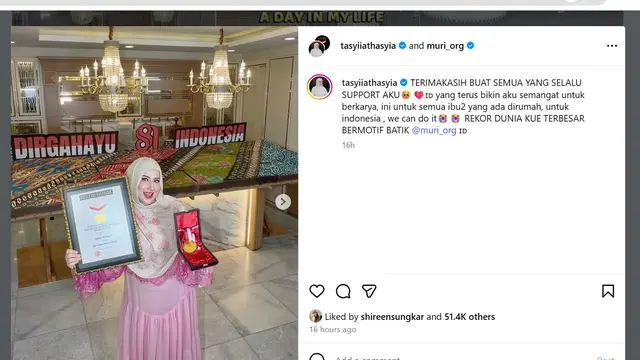Tasyi Athasyia (instagram.com/tasyiiathasyia)