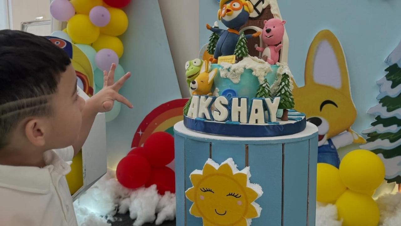 Potret Ulang Tahun Akshay Anak Bungsu Eza Gionino yang ke-2