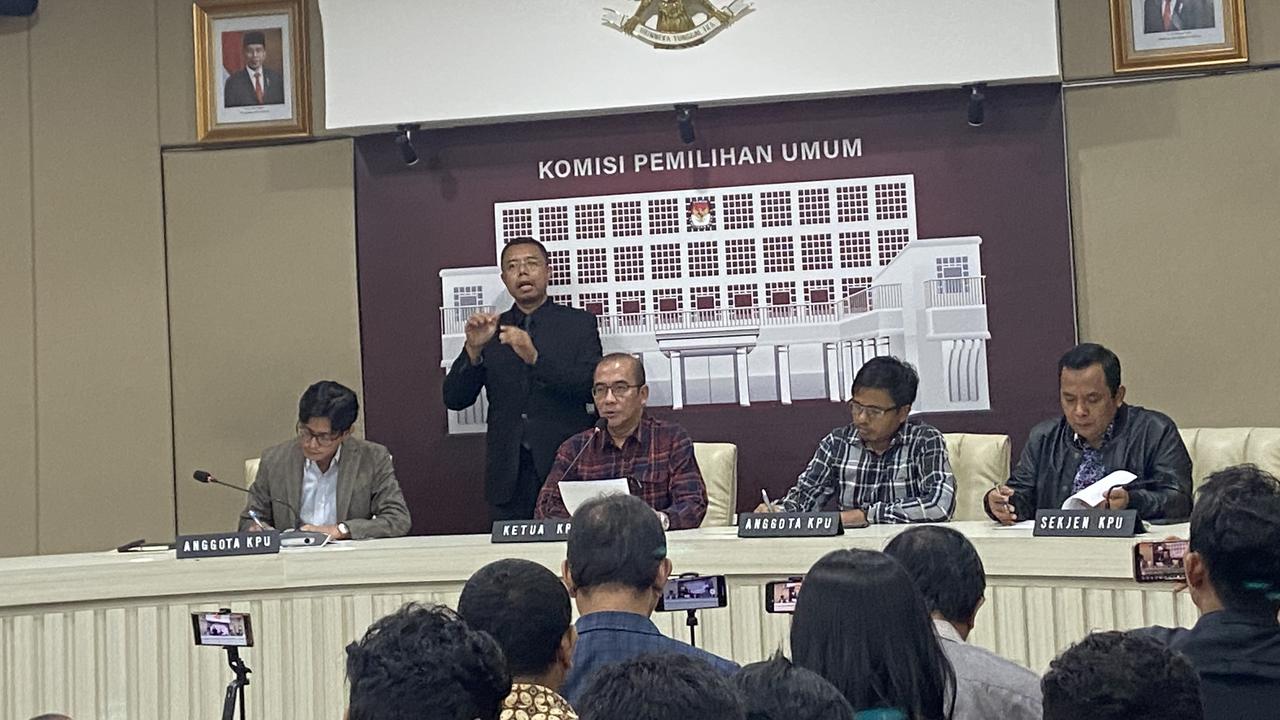 Ketua Komisi Pemilihan Umum Republik Indonesia (KPU RI) Hasyim Asy’ari.