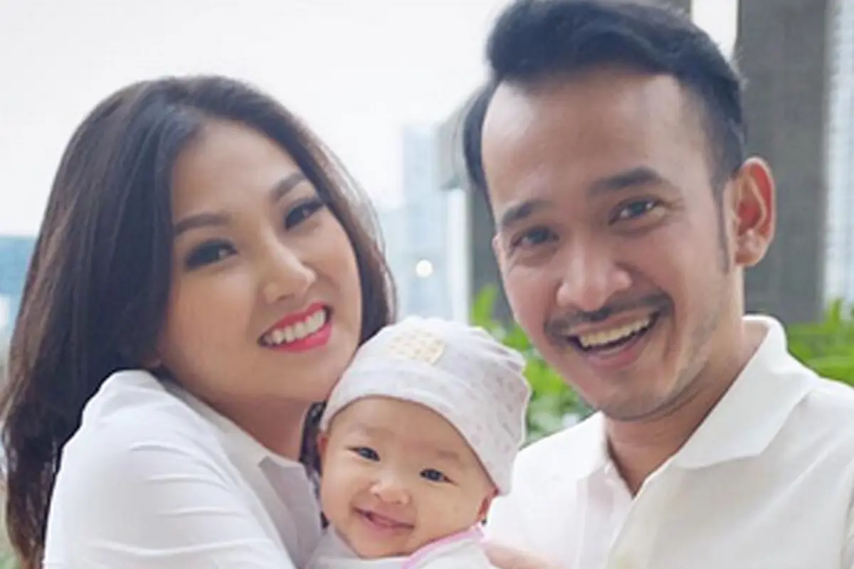 [Bintang] Ruben Onsu, bersama Sarwendah dan Thalia