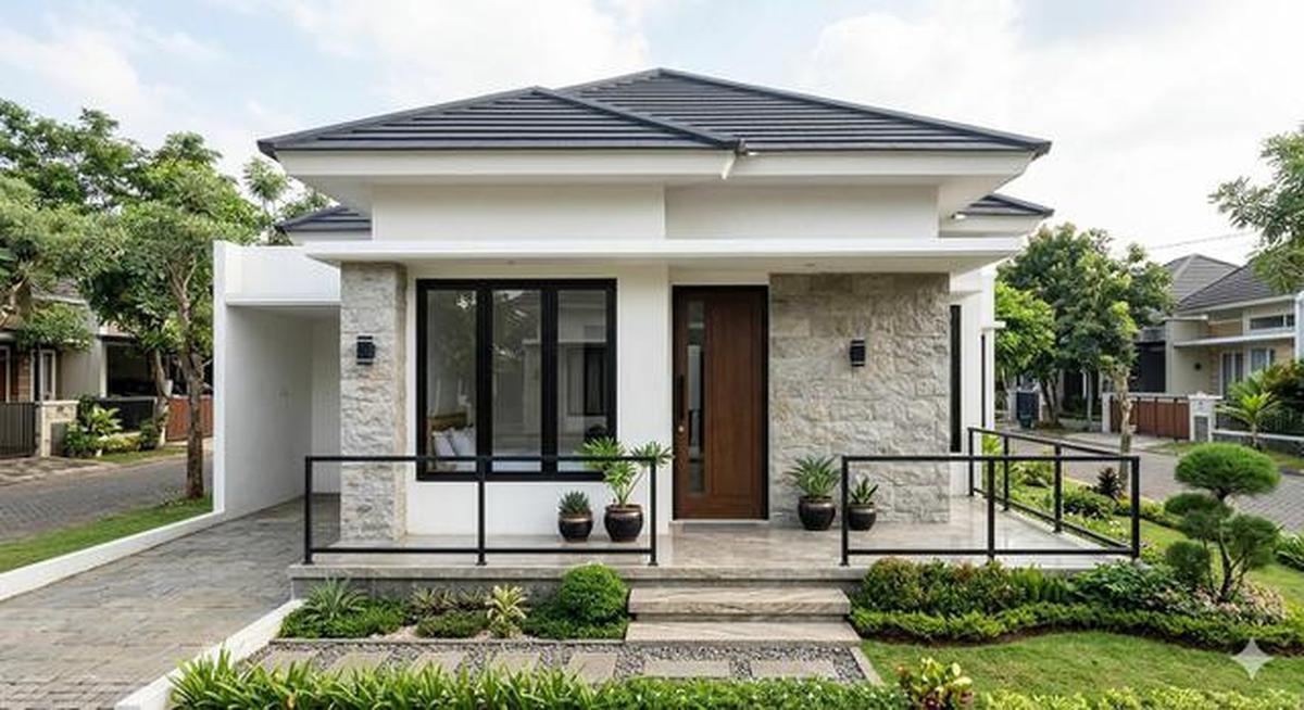5 Inspirasi Gambar Rumah 1 Lantai Tipe 36: Modern, Elegan, dan Fungsional