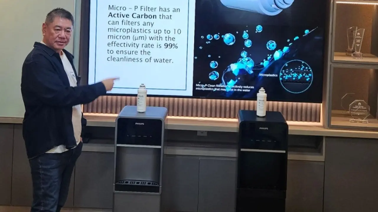 Minum Air Berkualitas Tanpa Ribet dengan Dispenser Berteknologi Filter dan Fitur Alkaline.  foto: istimewa