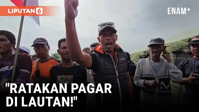 VIDEO: Sering Merugi, Ratusan Nelayan Dukung Pembongkaran Pagar Laut di Tangerang