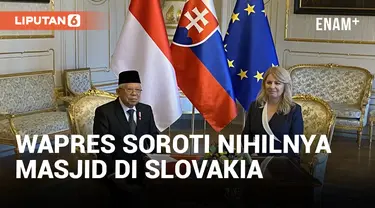 Wapres Ma'ruf Amin Bahas Masalah Masjid dengan Presiden Slovakia