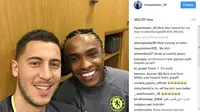 Jelang Lawan MU, Hazard Pamer Rambut Baru Willian