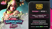 Link Live Streaming Vidio Community Cup Ladies : PUBG Mobile Malam Ini