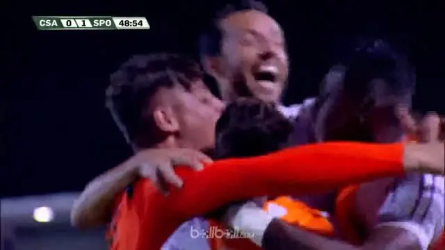 Sao Paulo memetik kemenangan 2-0 atas CS Alagoano di babak kedua Piala Copa Brasil. Anderson Luiz de Carvalho membuka kemenangan p...