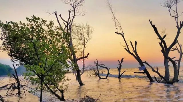 Tempat wisata Subang: Pantai cirewang (dok. wisata.subang.go.id)