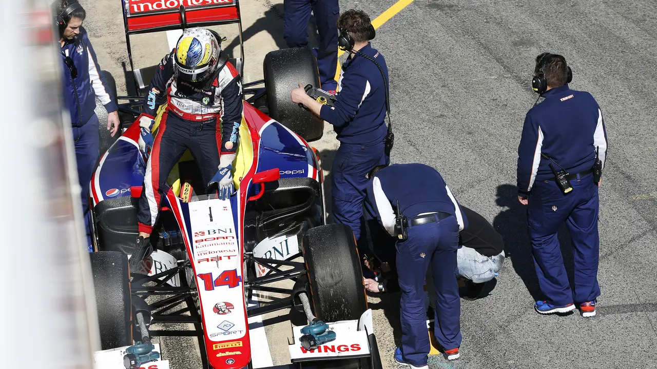 Pembalap Trident, Philo Paz Patric Armand (GP2 Media Services)