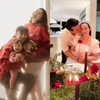 Intip tampilan kompak artis rayakan Natal bersama keluarga.