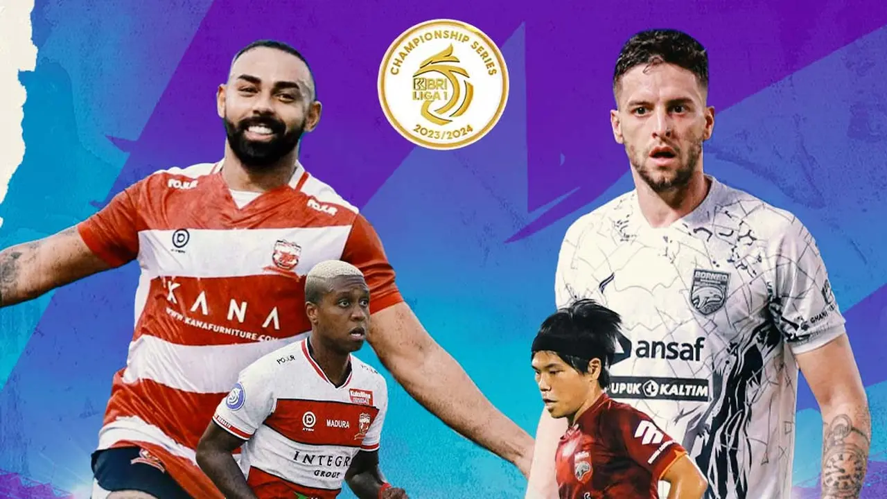 BRI Liga 1 - Madura United Vs Borneo FC - Duel Jaja, Dalberto Vs Felipe Cadenazzi, Kei Hirose