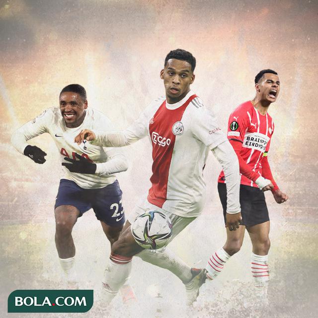 Ilustrasi - Steven Bergwijn, Jurrien Timber, Cody Gakpo