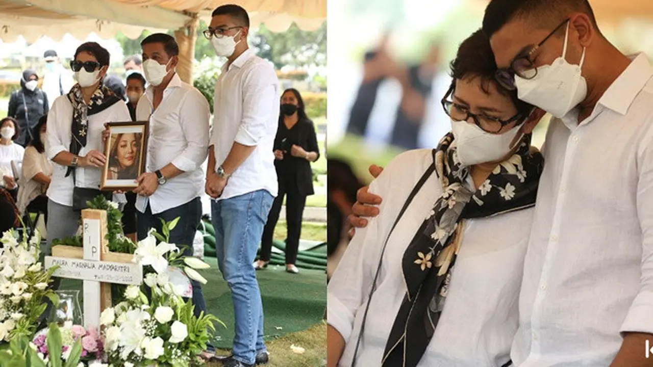 7 Momen Pemakaman Maura Magnalia Putri Nurul Arifin, Keluarga Saling Menguatkan