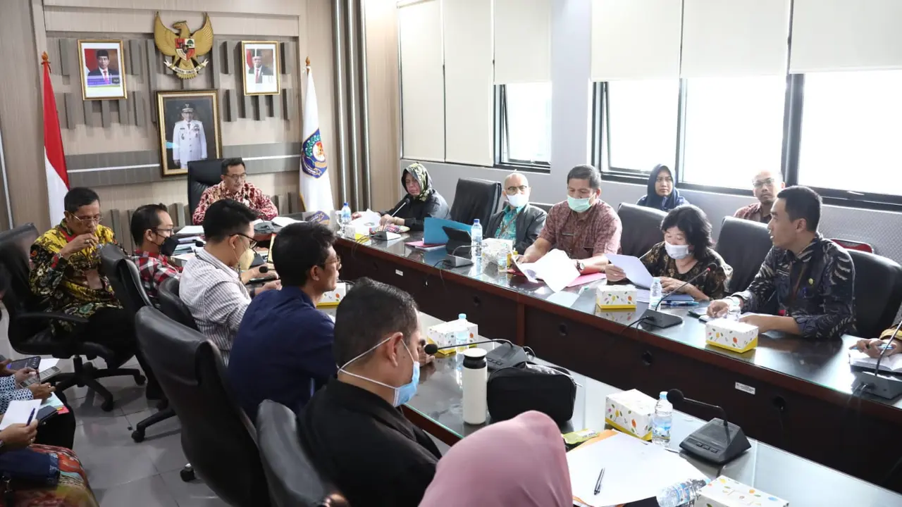 Diskusi Tindak Lanjut Penyusunan Indeks Tata Kelola Pemerintahan Daerah (ITKPD) Tahun 2023 di Ruang Video Conference pada Jumat, 10 Februari 2023. (Istimewa)