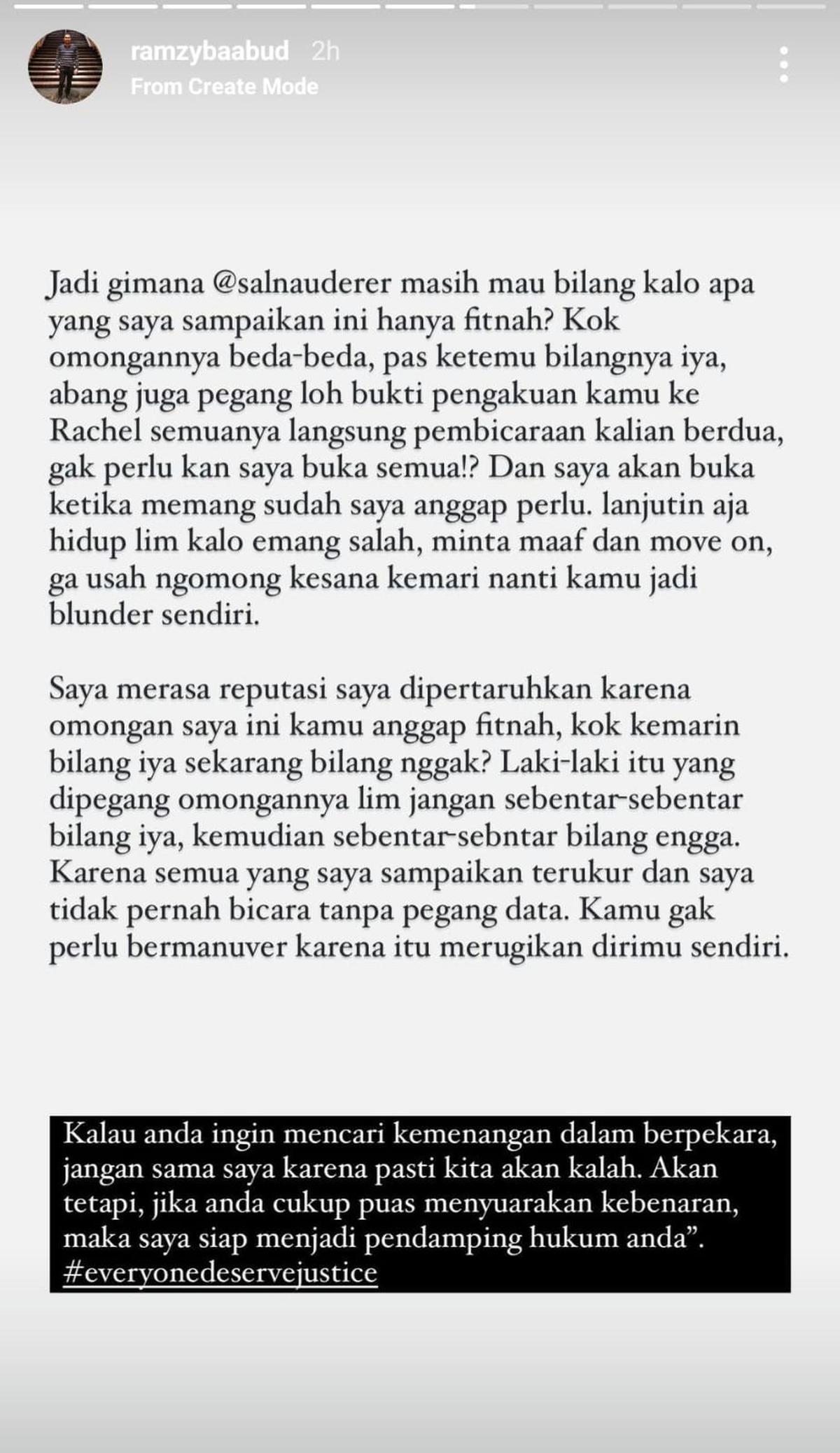 Salim Nauderer Bantah Isu Selingkuh dan Bakal Laporkan Penyebar Fitnah, Pengacara Jessica Felicia:&nbsp;Saya&nbsp;Tunggu!