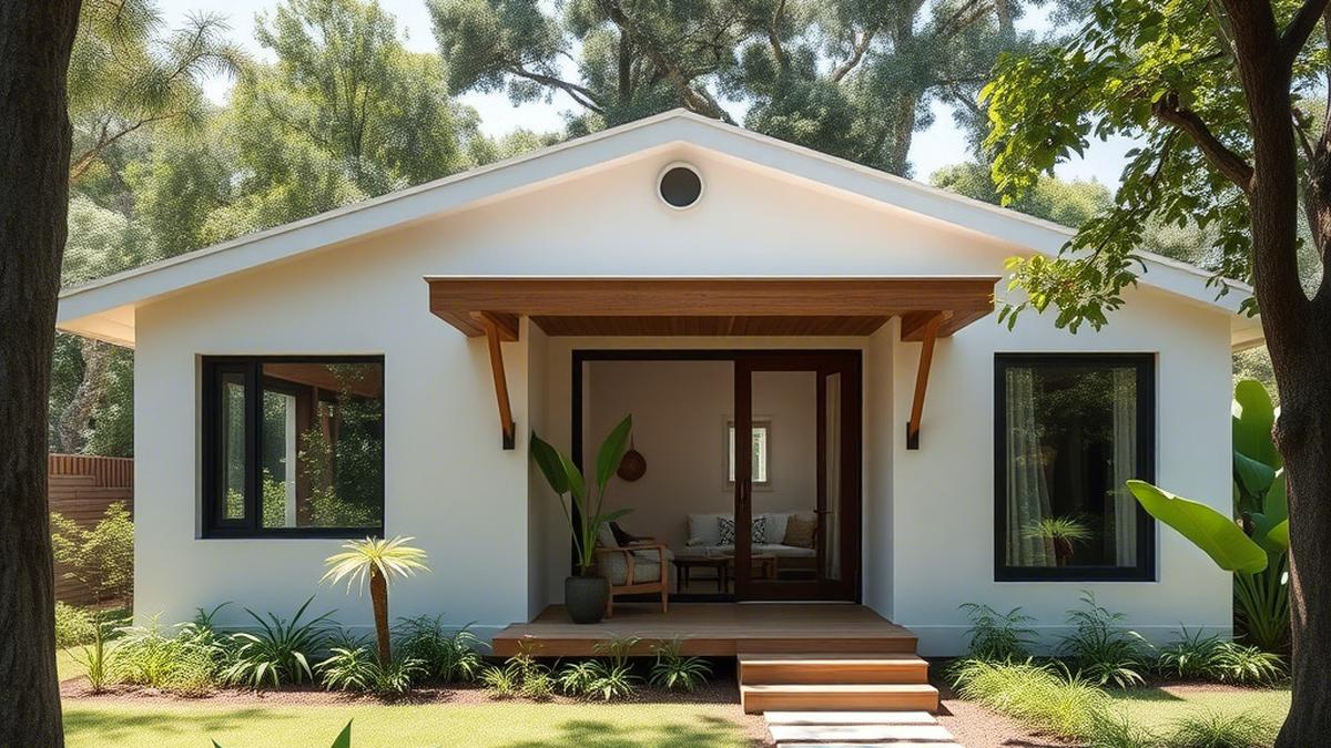 5 Desain Rumah Scandinavian 6x9 dengan Interior Open-Plan, Nyaman dan Estetik