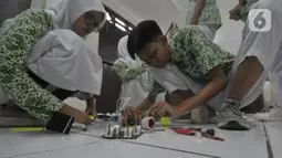 Turnamen robotik ini diikuti 400 peserta dari seluruh Indonesia dengan tujuh kategori. (merdeka.com/Imam Buhori)