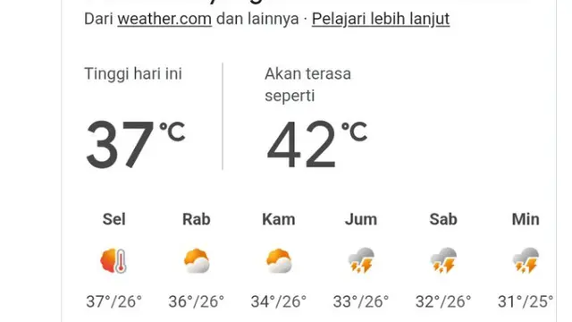 6 Potret Keluhan Netizen Suhu Panas Menyentuh Angka 40 Derajat, Bikin Ikut Pusing