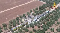 Tabrakan Maut Dua Kereta Terjadi di Italia, 10 Orang Tewas 