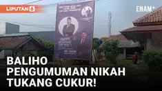 Nyeleneh, Lama Jomblo Pas Nikah Pasang Baliho Segede Gaban