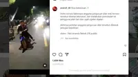 Viral Video Bentrok Warga vs Perguruan Silat PSHT Malang. (Instagram @andreli_48)