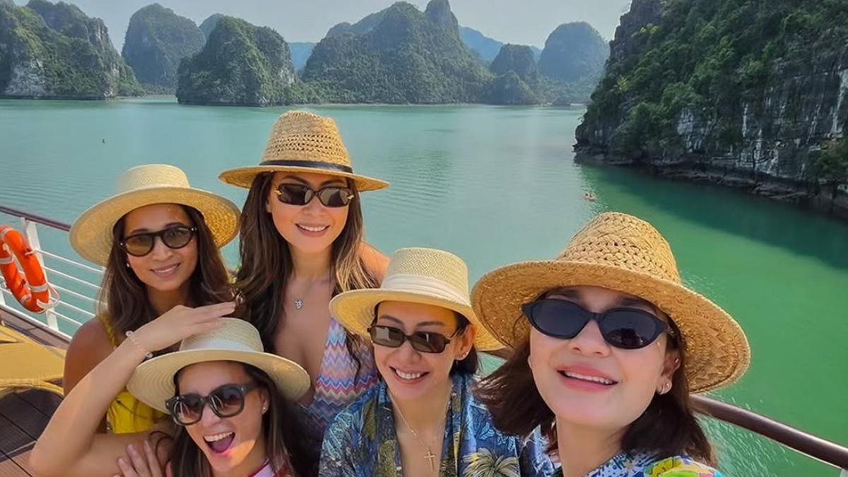 6 OOTD Luna Maya saat Girls Trip ke Vietnam, Intip Keseruaanya